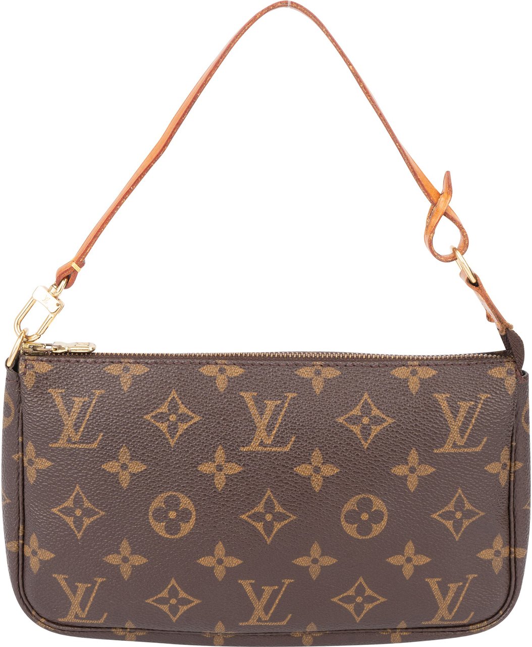 Louis Vuitton Louis Vuitton Canvas Monogram Pochette Accessoire Handbag Bruin