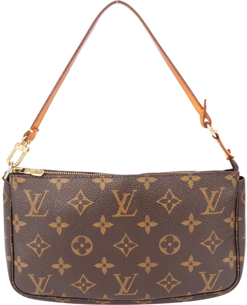 Louis Vuitton Louis Vuitton Canvas Monogram Pochette Accessoire Handbag Bruin
