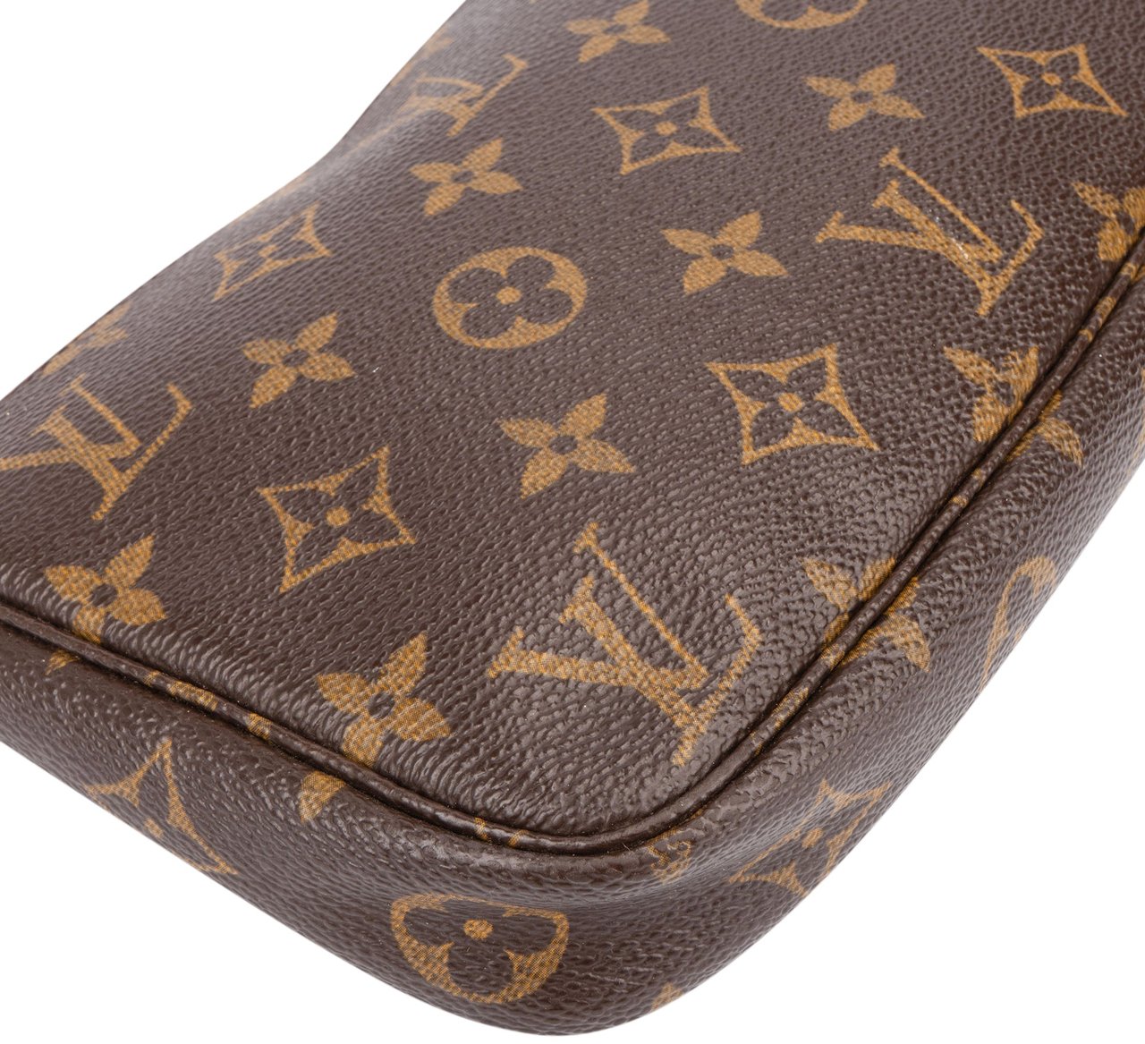 Louis Vuitton Louis Vuitton Canvas Monogram Pochette Accessoire Handbag Bruin