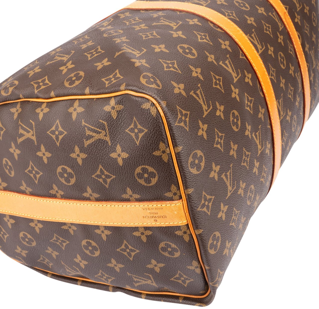Louis Vuitton Louis Vuitton Canvas Monogram Keepall 50 Bandouliere Bruin