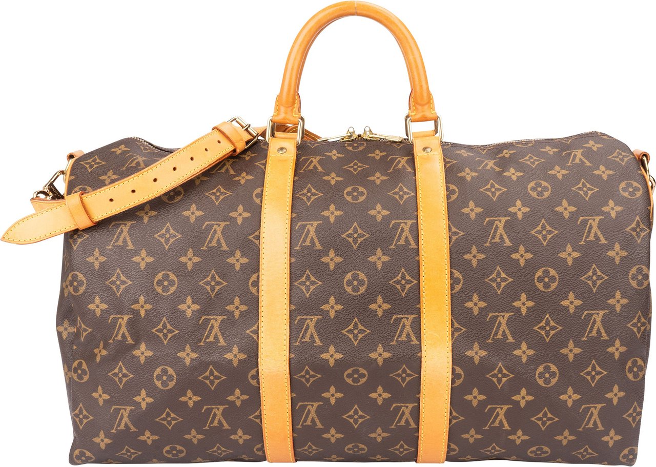 Louis Vuitton Louis Vuitton Canvas Monogram Keepall 50 Bandouliere Bruin