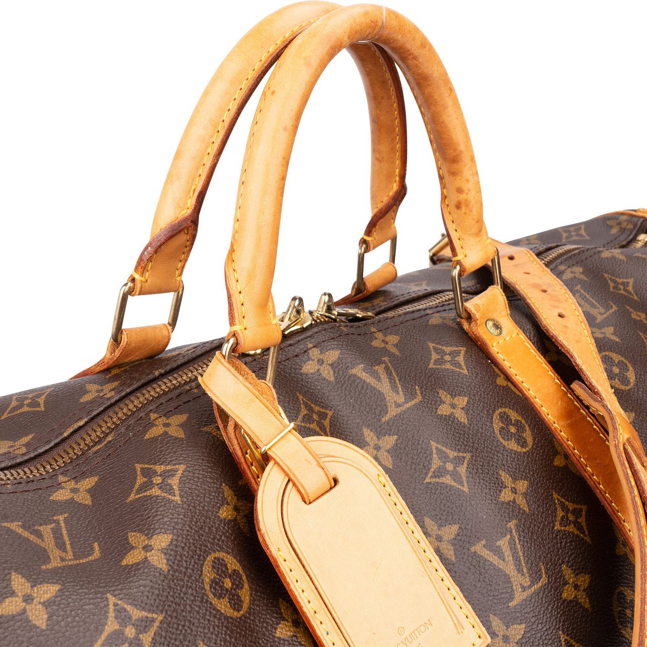 Louis Vuitton Louis Vuitton Canvas Monogram Keepall 60 Bandouliere Bruin