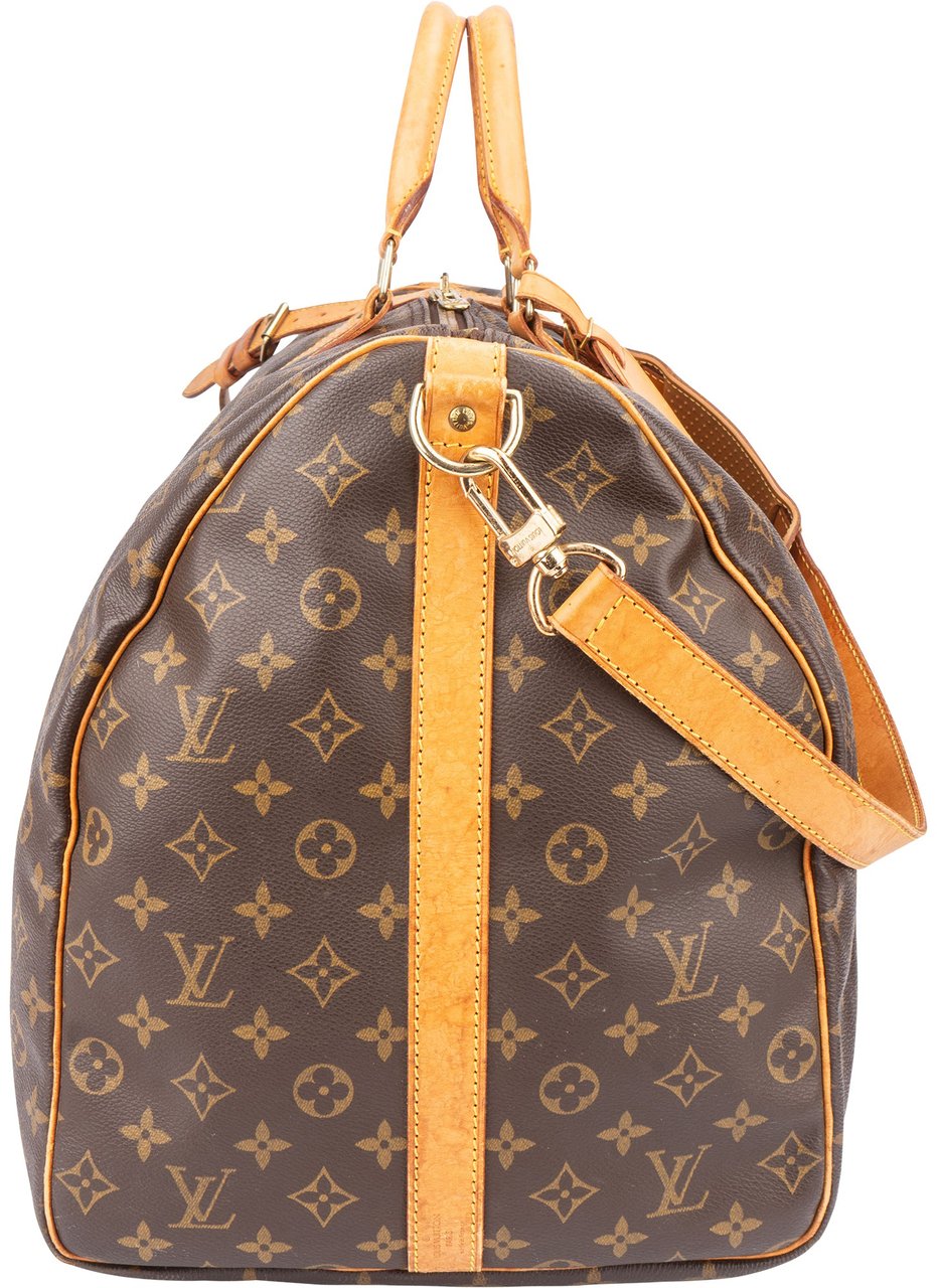 Louis Vuitton Louis Vuitton Canvas Monogram Keepall 60 Bandouliere Bruin