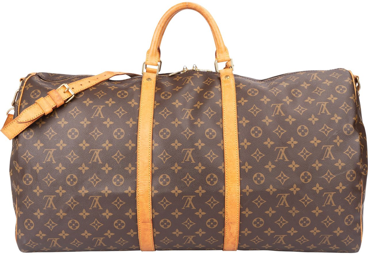 Louis Vuitton Louis Vuitton Canvas Monogram Keepall 60 Bandouliere Bruin