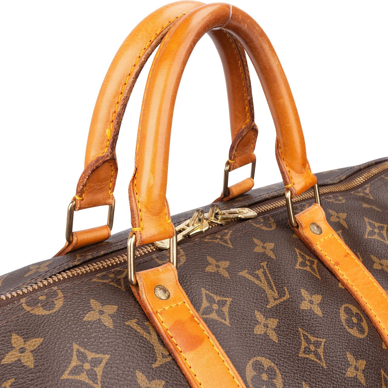 Louis Vuitton Louis Vuitton Canvas Monogram Keepall 55 Bruin