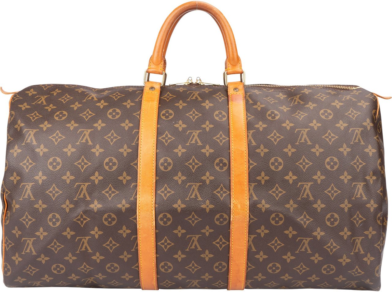 Louis Vuitton Louis Vuitton Canvas Monogram Keepall 55 Bruin