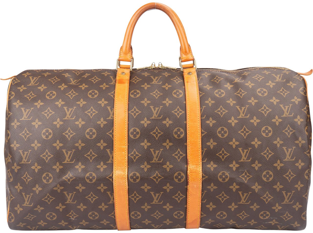 Louis Vuitton Louis Vuitton Canvas Monogram Keepall 55 Bruin