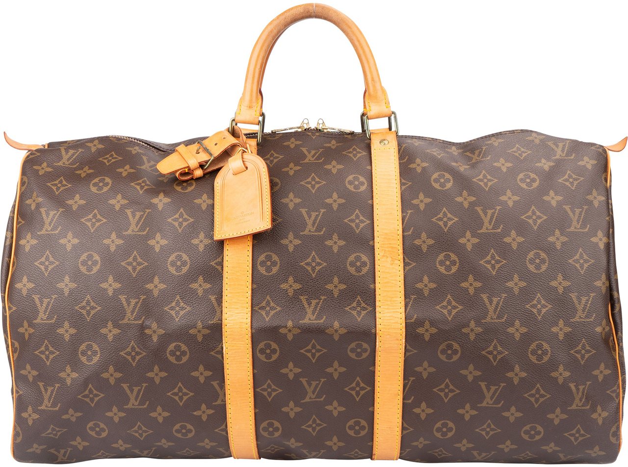 Louis Vuitton Louis Vuitton Canvas Monogram Keepall 55 Bruin