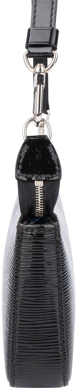 Louis Vuitton Louis Vuitton Noir Electric Epi Leather NM Pochette Accessoire Crossbody Bag Zwart