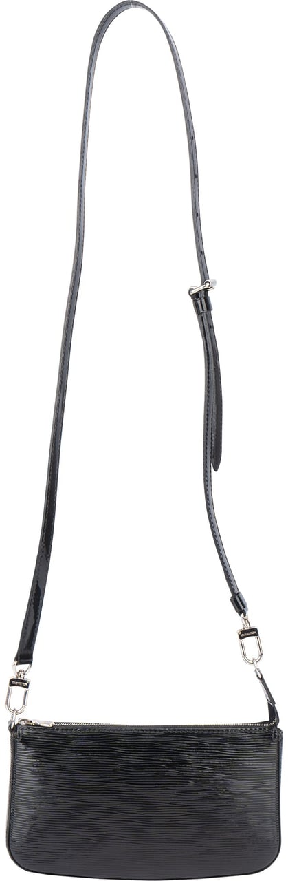 Louis Vuitton Louis Vuitton Noir Electric Epi Leather NM Pochette Accessoire Crossbody Bag Zwart