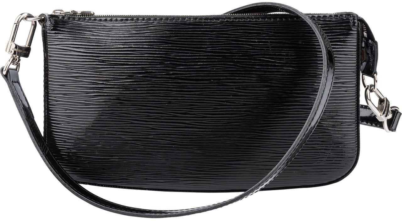 Louis Vuitton Louis Vuitton Noir Electric Epi Leather NM Pochette Accessoire Crossbody Bag Zwart