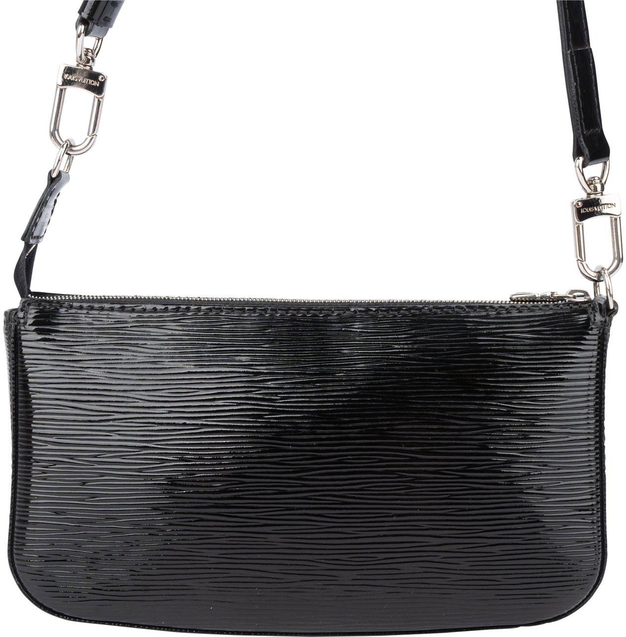 Louis Vuitton Louis Vuitton Noir Electric Epi Leather NM Pochette Accessoire Crossbody Bag Zwart