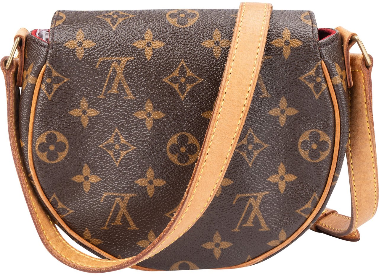 Louis Vuitton Louis Vuitton Canvas Monogram Tambourine Crossbody Bag Bruin