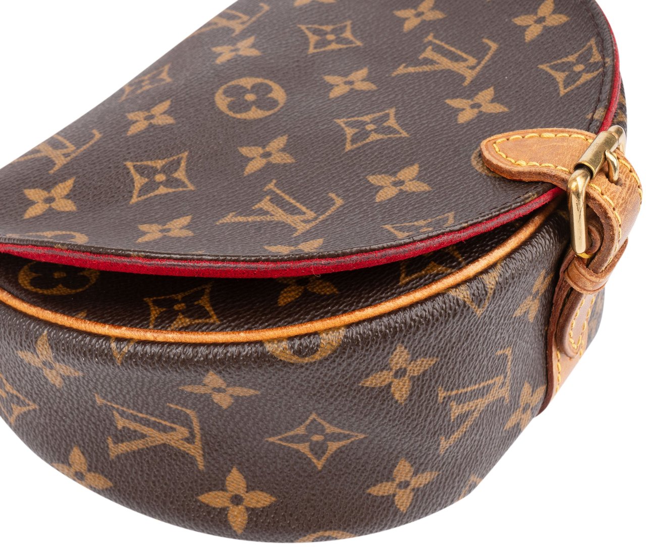 Louis Vuitton Louis Vuitton Canvas Monogram Tambourine Crossbody Bag Bruin