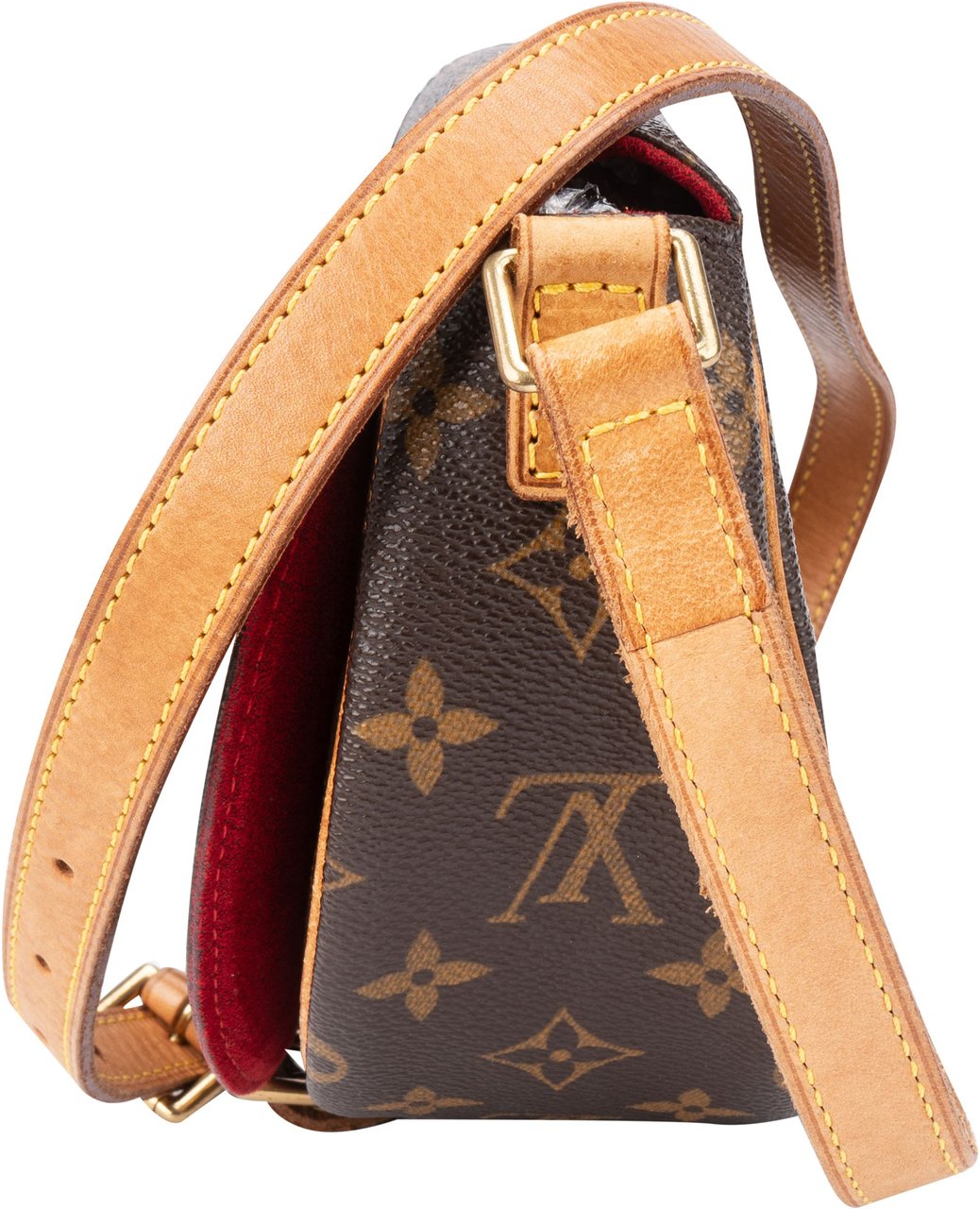 Louis Vuitton Louis Vuitton Canvas Monogram Tambourine Crossbody Bag Bruin