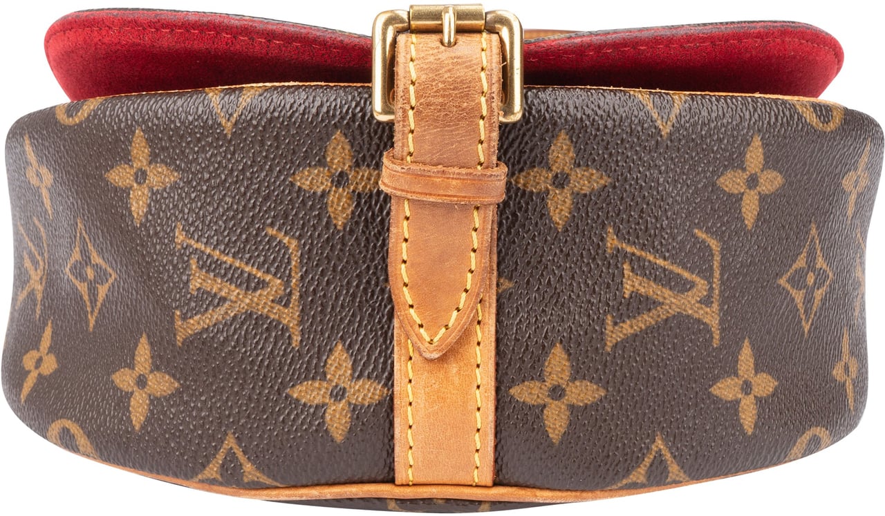 Louis Vuitton Louis Vuitton Canvas Monogram Tambourine Crossbody Bag Bruin