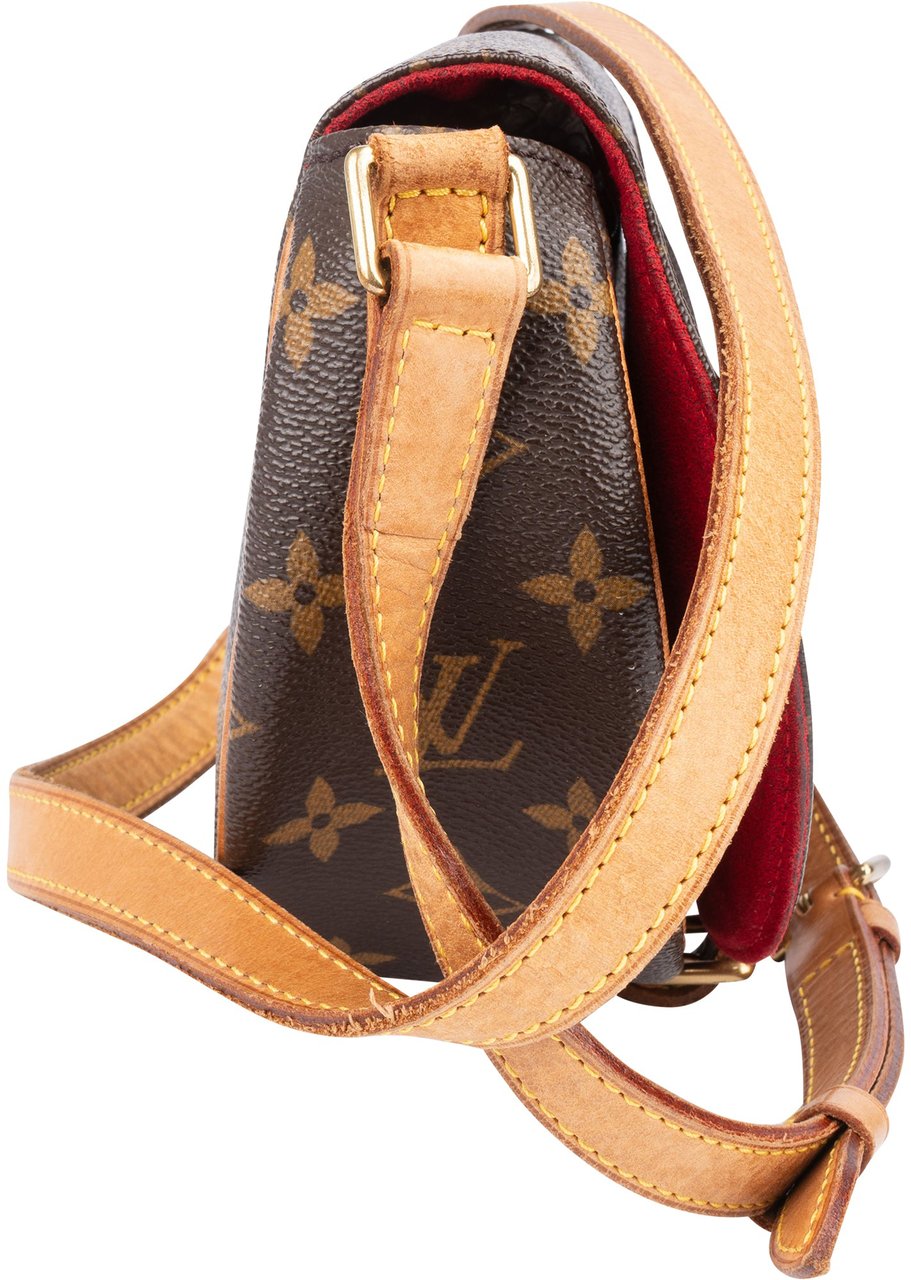 Louis Vuitton Louis Vuitton Canvas Monogram Tambourine Crossbody Bag Bruin