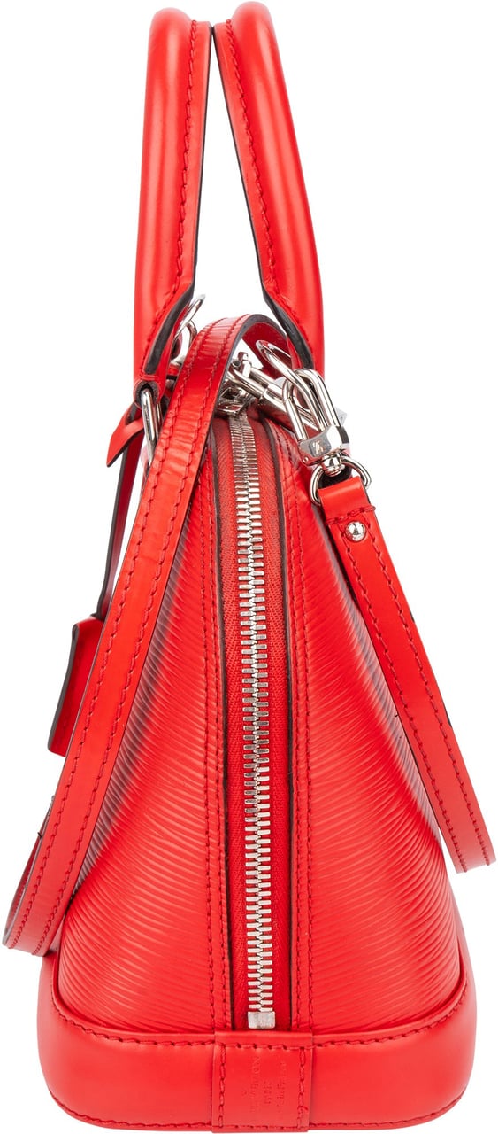 Louis Vuitton Rouge Epi Leather Alma BB Handbag Rood