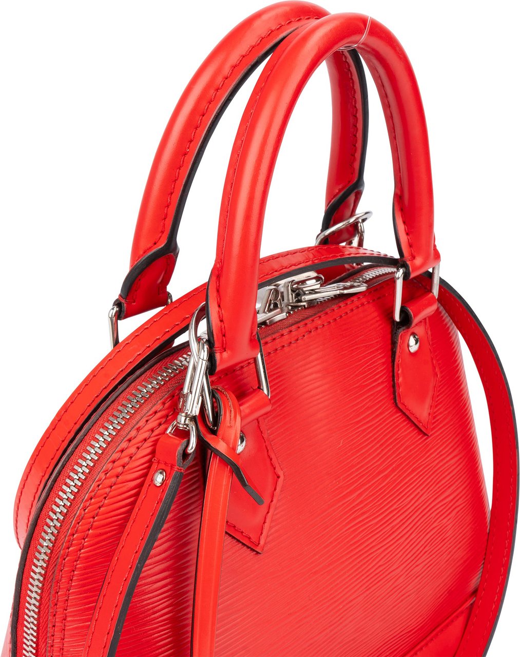 Louis Vuitton Rouge Epi Leather Alma BB Handbag Rood