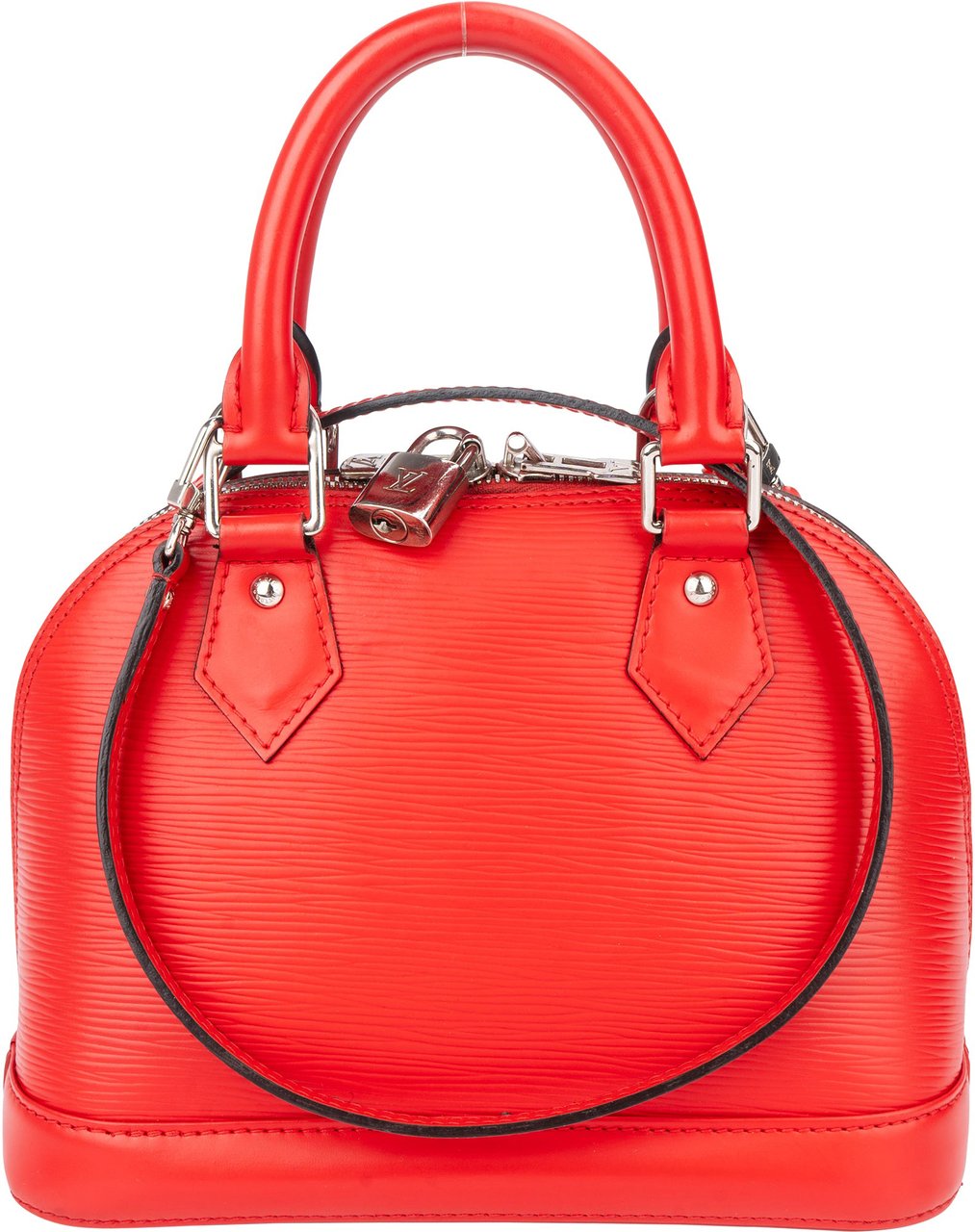 Louis Vuitton Louis Vuitton Rouge Epi Leather Alma BB Handbag Rood
