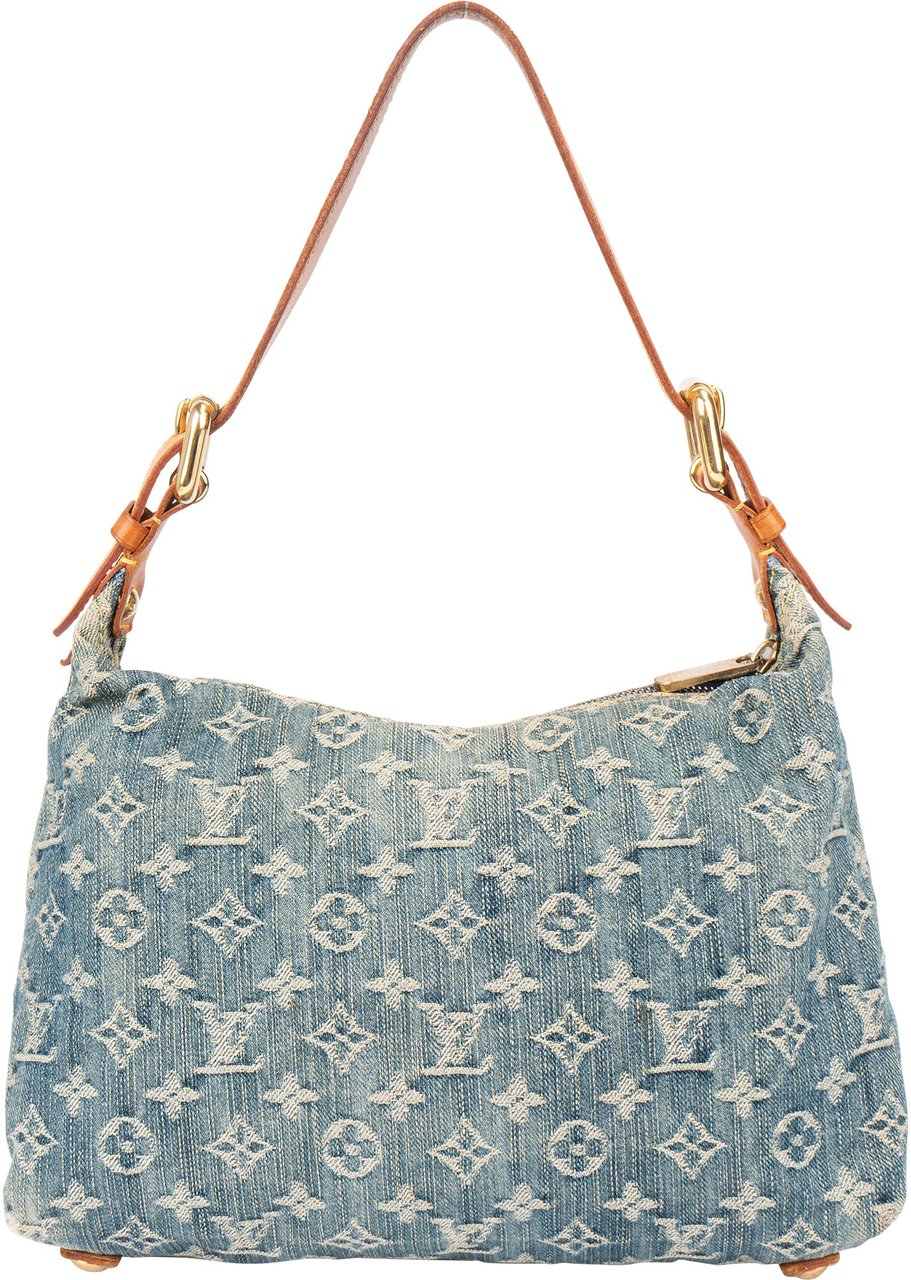 Louis Vuitton Louis Vuitton Denim Monogram Baggy PM Shoulder Bag Blauw