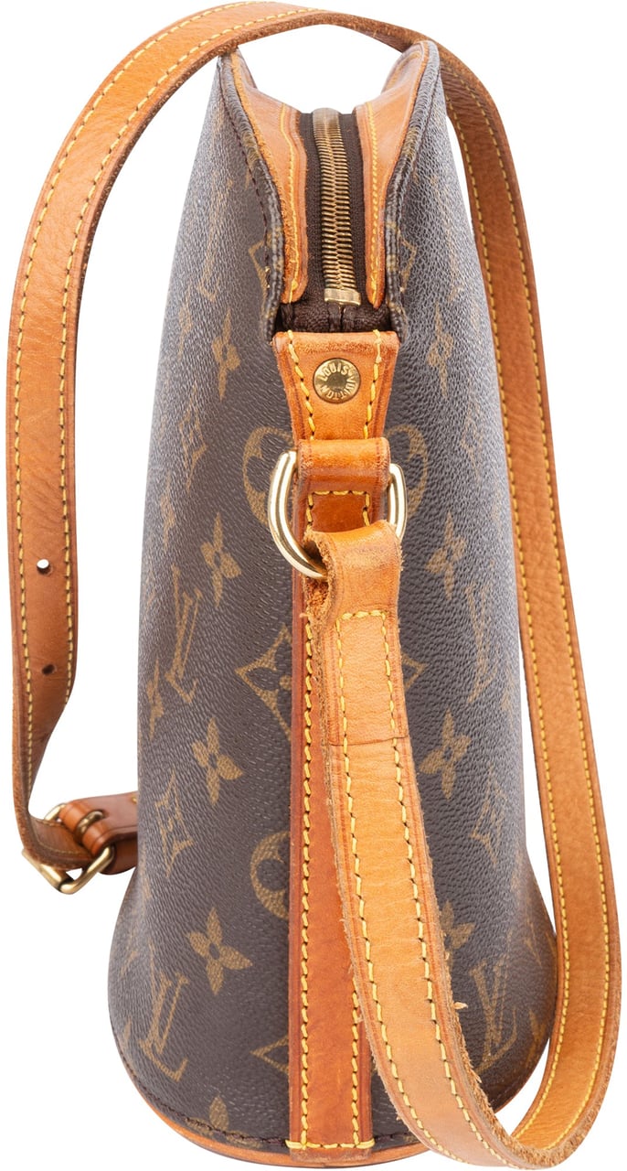 Louis Vuitton Louis Vuitton Canvas Monogram Drouot Crossbody Bag Bruin