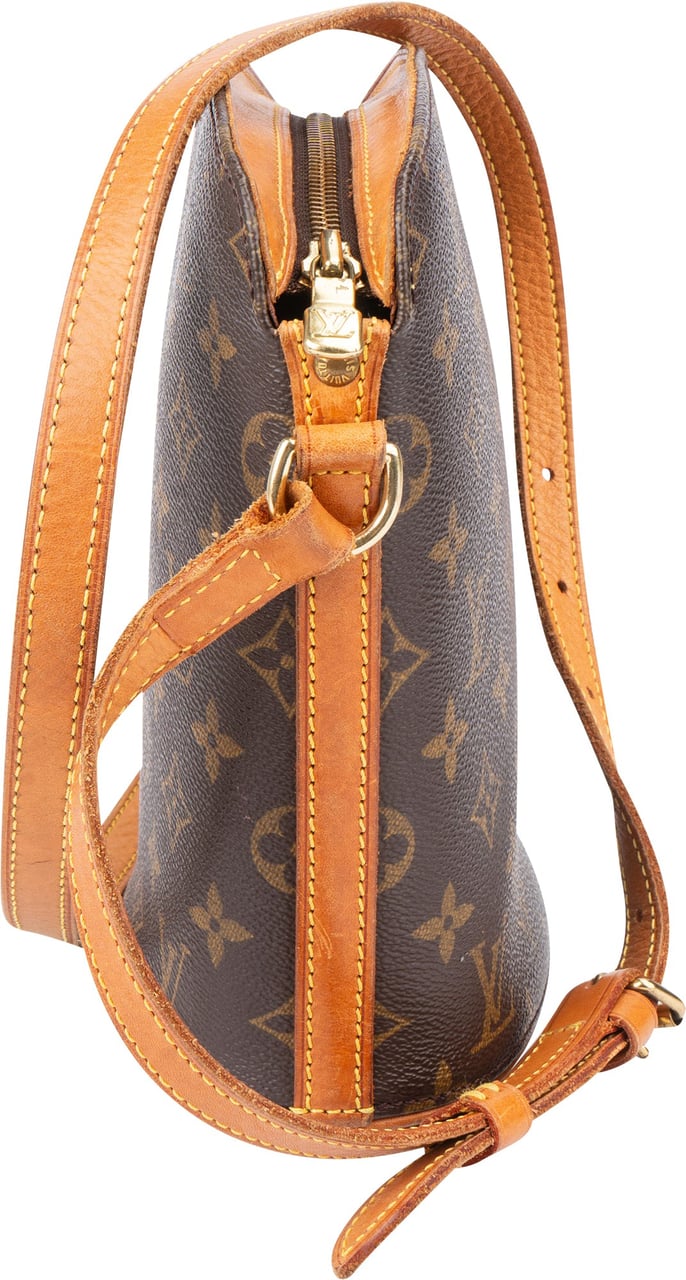 Louis Vuitton Louis Vuitton Canvas Monogram Drouot Crossbody Bag Bruin