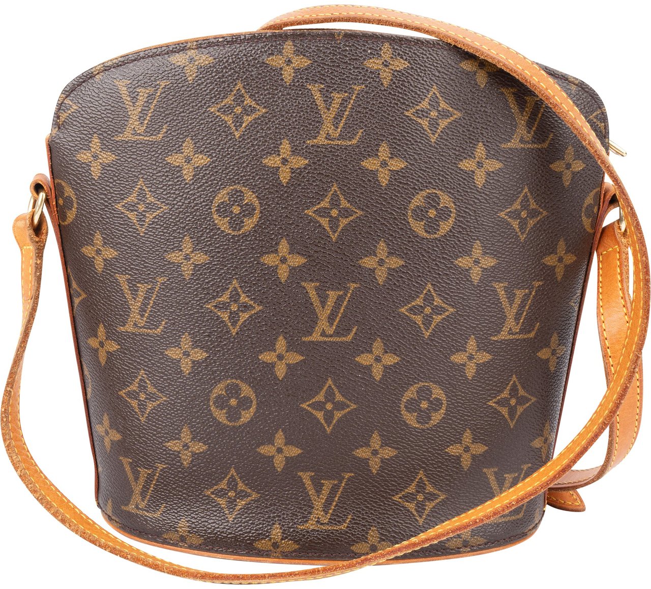 Louis Vuitton Louis Vuitton Canvas Monogram Drouot Crossbody Bag Bruin