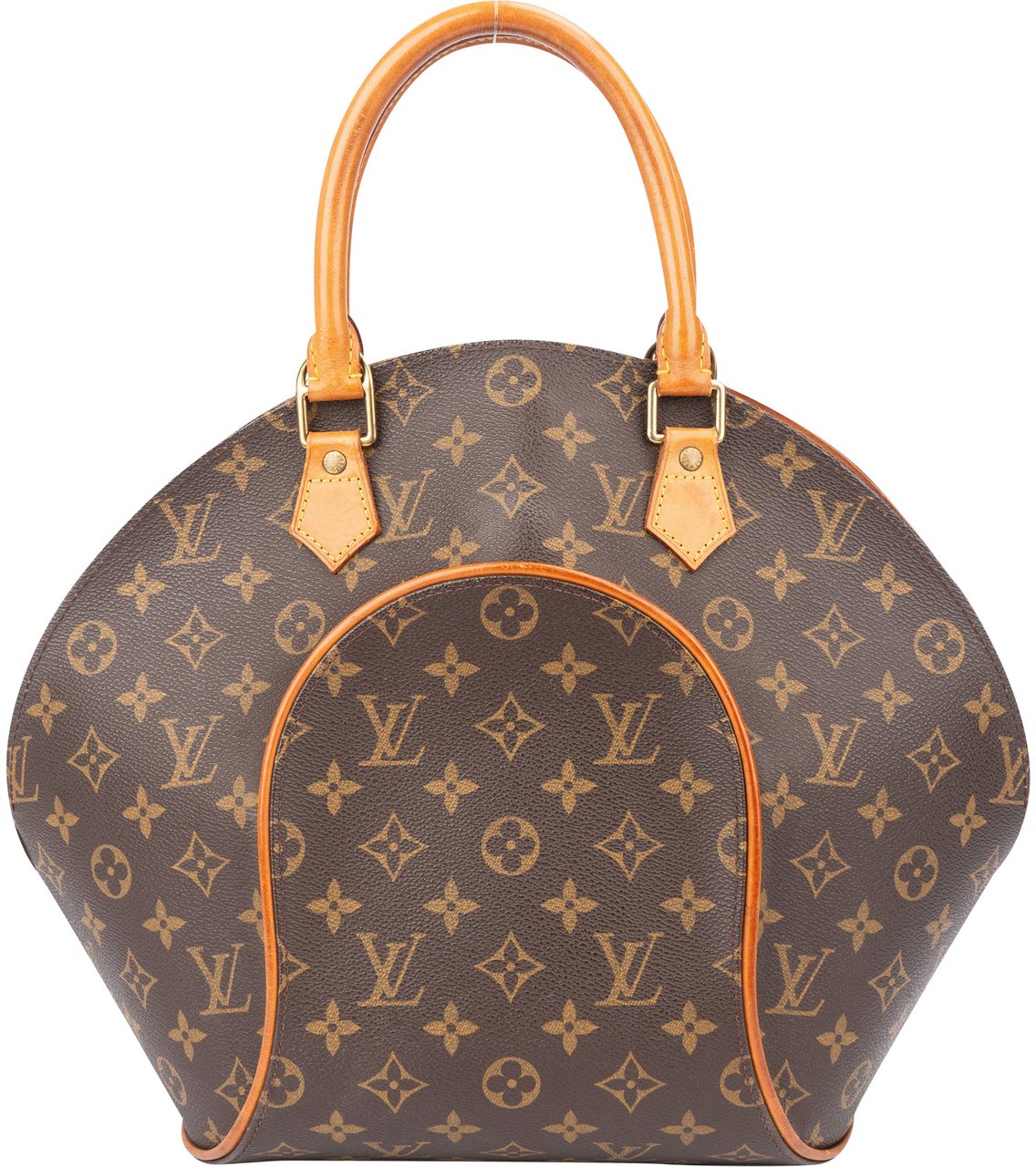 Louis Vuitton Louis Vuitton Canvas Monogram Ellipse MM Handbag Bruin