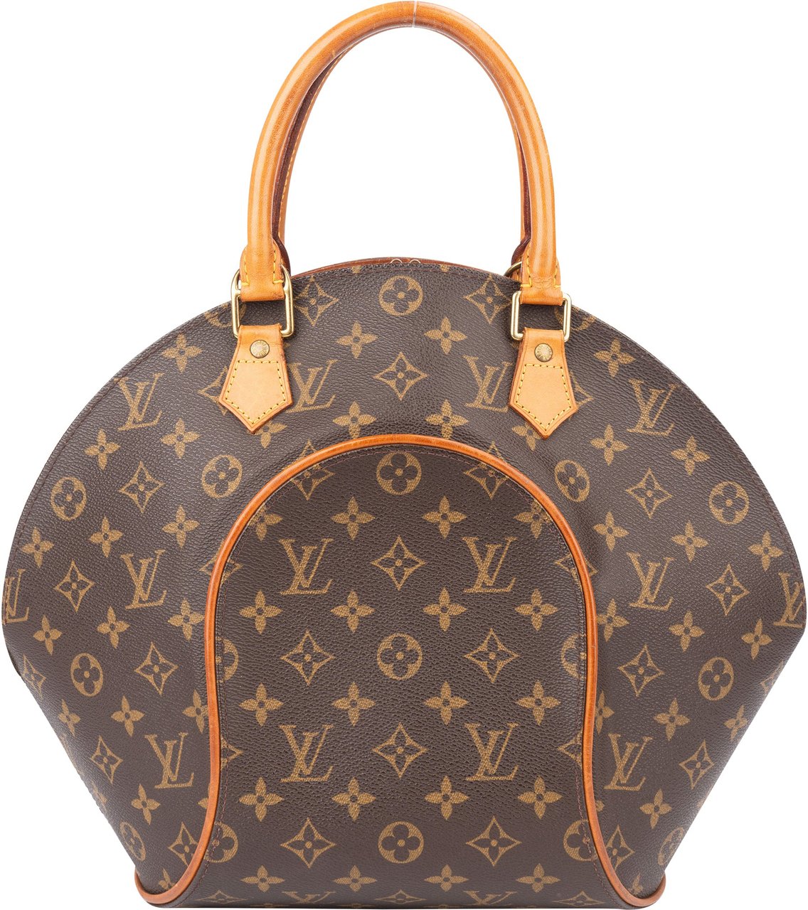 Louis Vuitton Louis Vuitton Canvas Monogram Ellipse MM Handbag Bruin