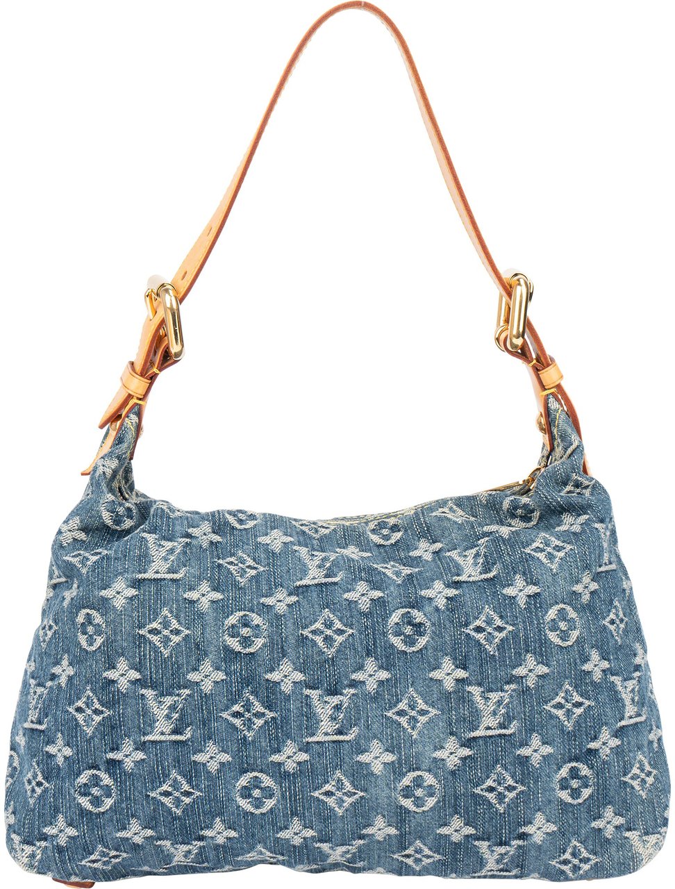 Louis Vuitton Louis Vuitton Denim Monogram Baggy PM Shoulder Bag Blauw