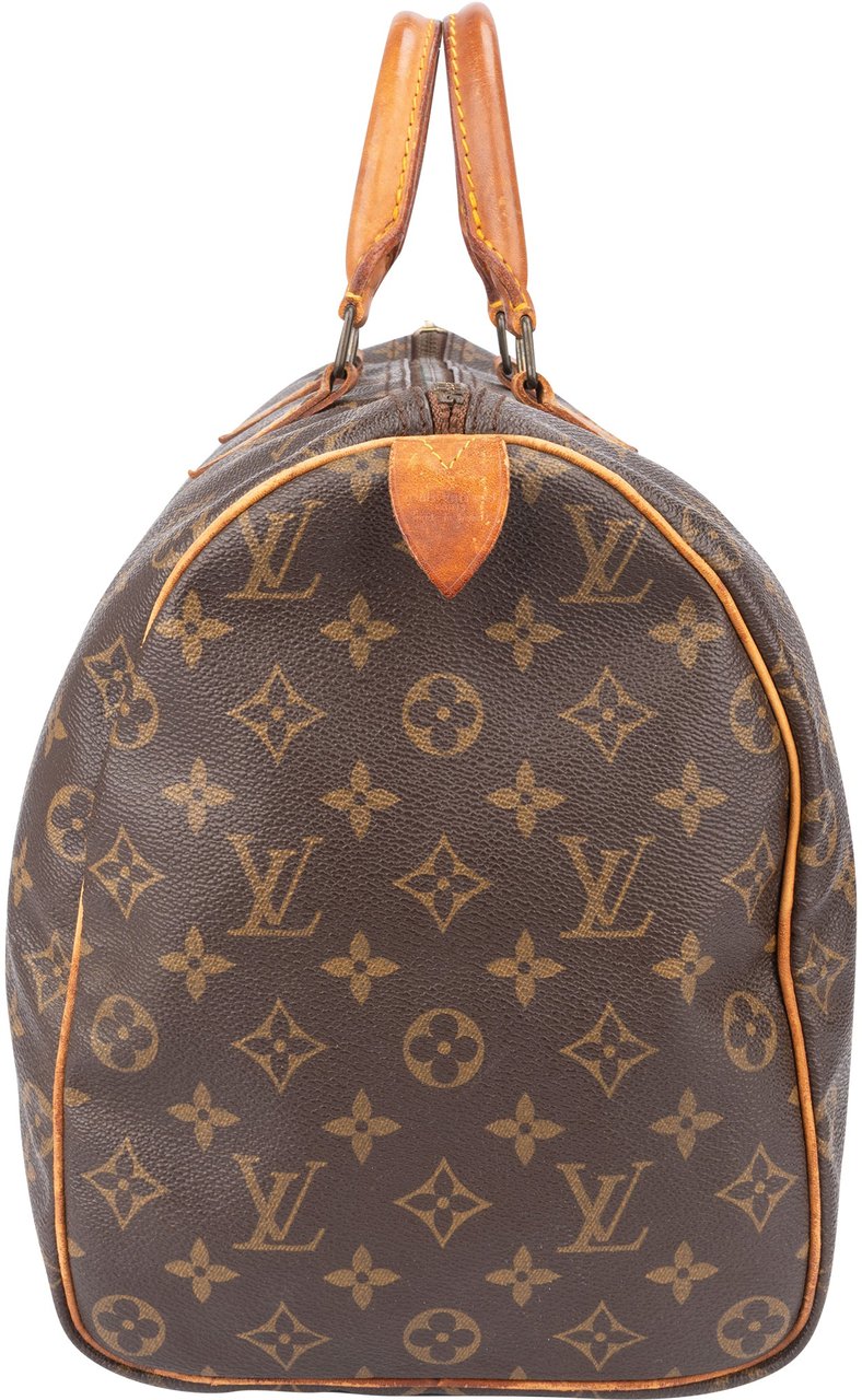Louis Vuitton Louis Vuitton Canvas Monogram Speedy 40 Handbag Bruin