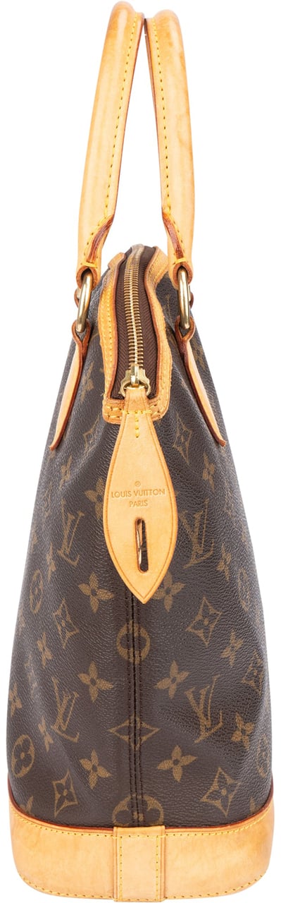 Louis Vuitton Louis Vuitton Canvas Monogram Lockit PM Handbag Bruin