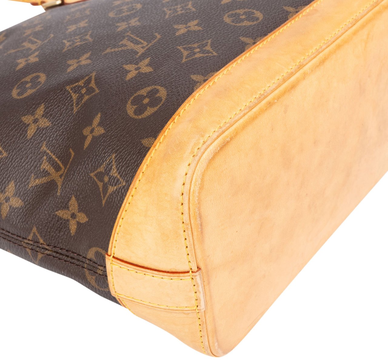 Louis Vuitton Louis Vuitton Canvas Monogram Lockit PM Handbag Bruin