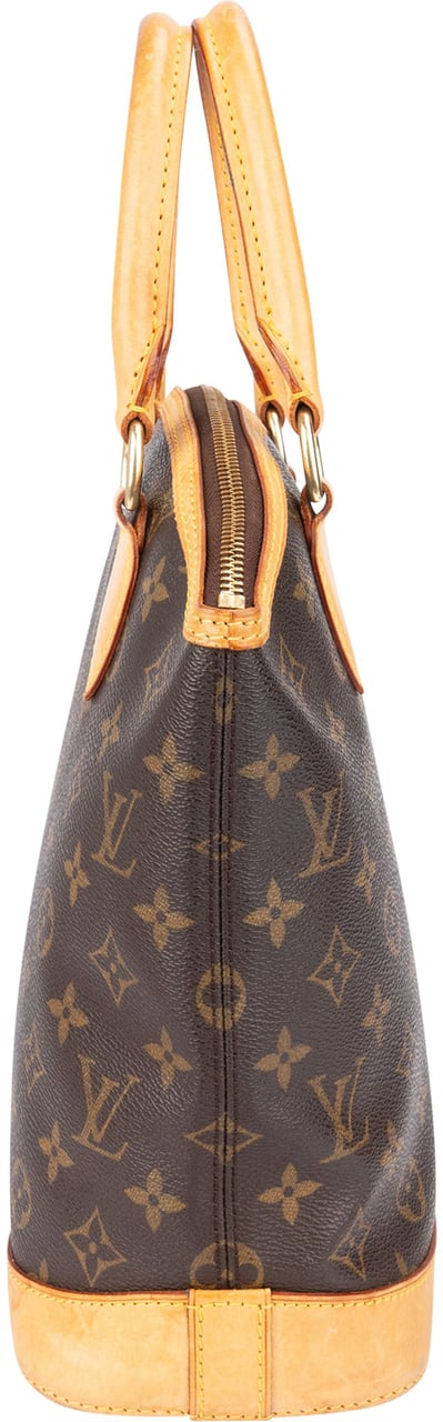 Louis Vuitton Louis Vuitton Canvas Monogram Lockit PM Handbag Bruin