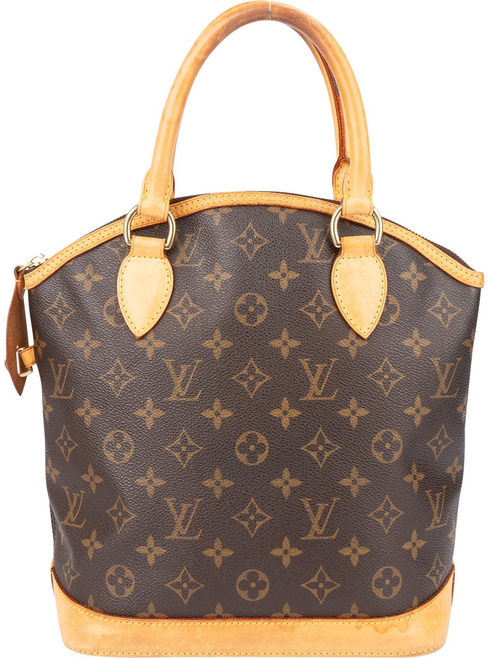 Louis Vuitton Louis Vuitton Canvas Monogram Lockit PM Handbag Bruin