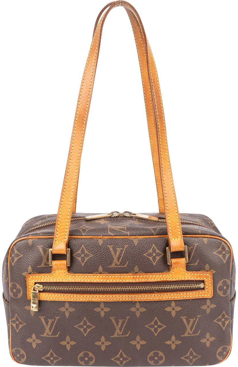 Louis Vuitton Louis Vuitton Canvas Monogram Cite MM Shoulder Bag Bruin