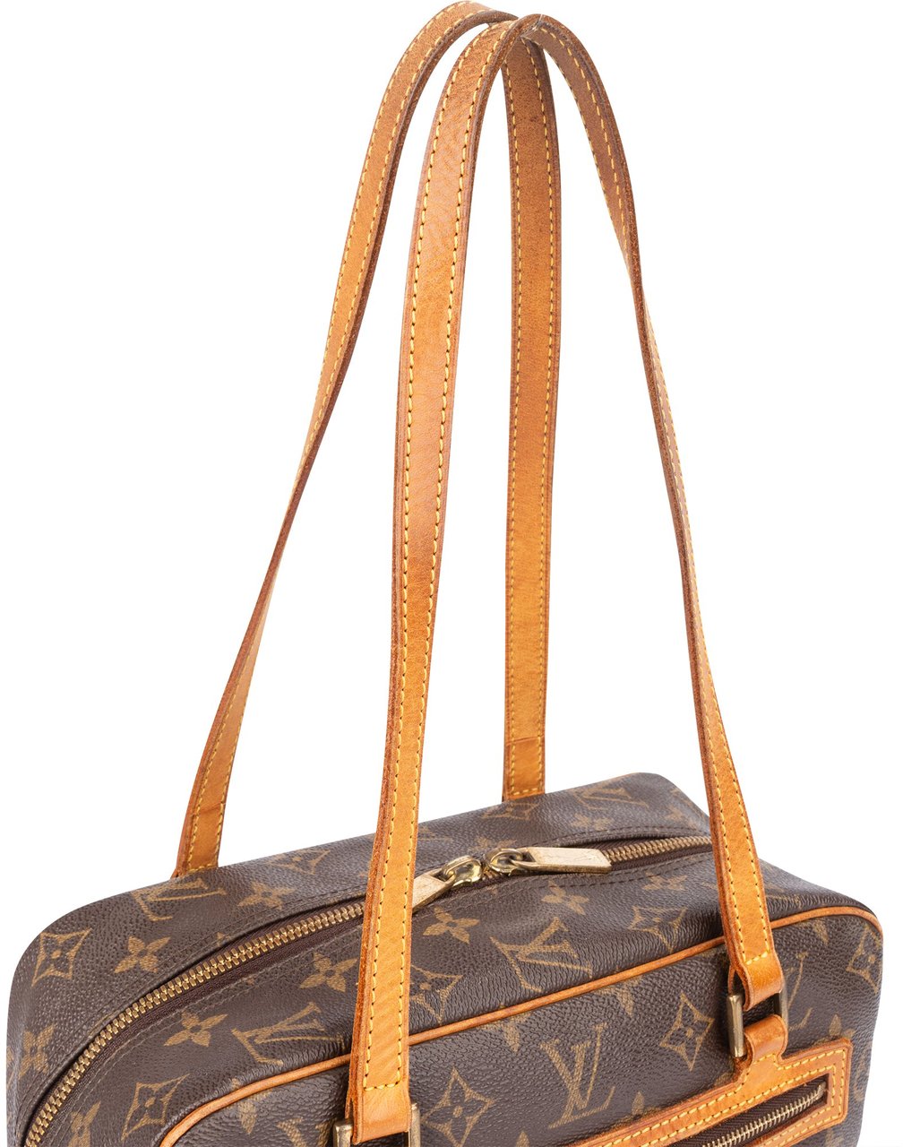 Louis Vuitton Louis Vuitton Canvas Monogram Cite MM Shoulder Bag Bruin