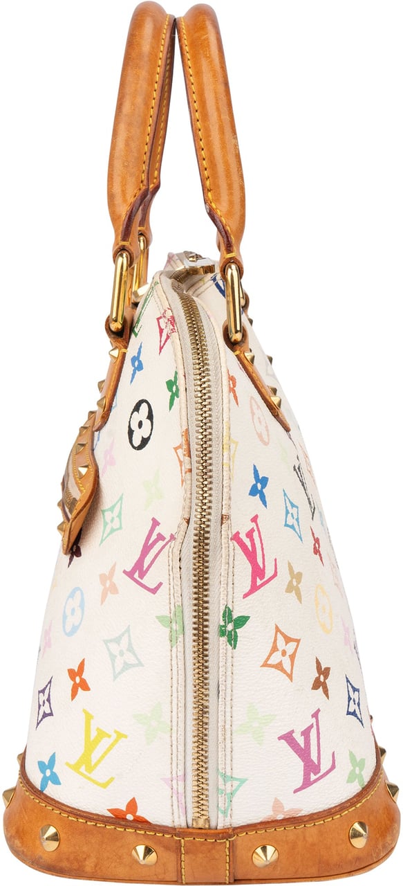 Louis Vuitton Murakami Multicolor Alma PM Handbag Wit