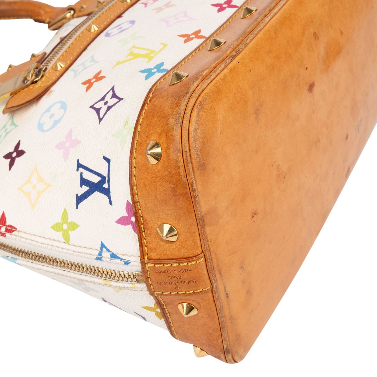 Louis Vuitton Murakami Multicolor Alma PM Handbag Wit