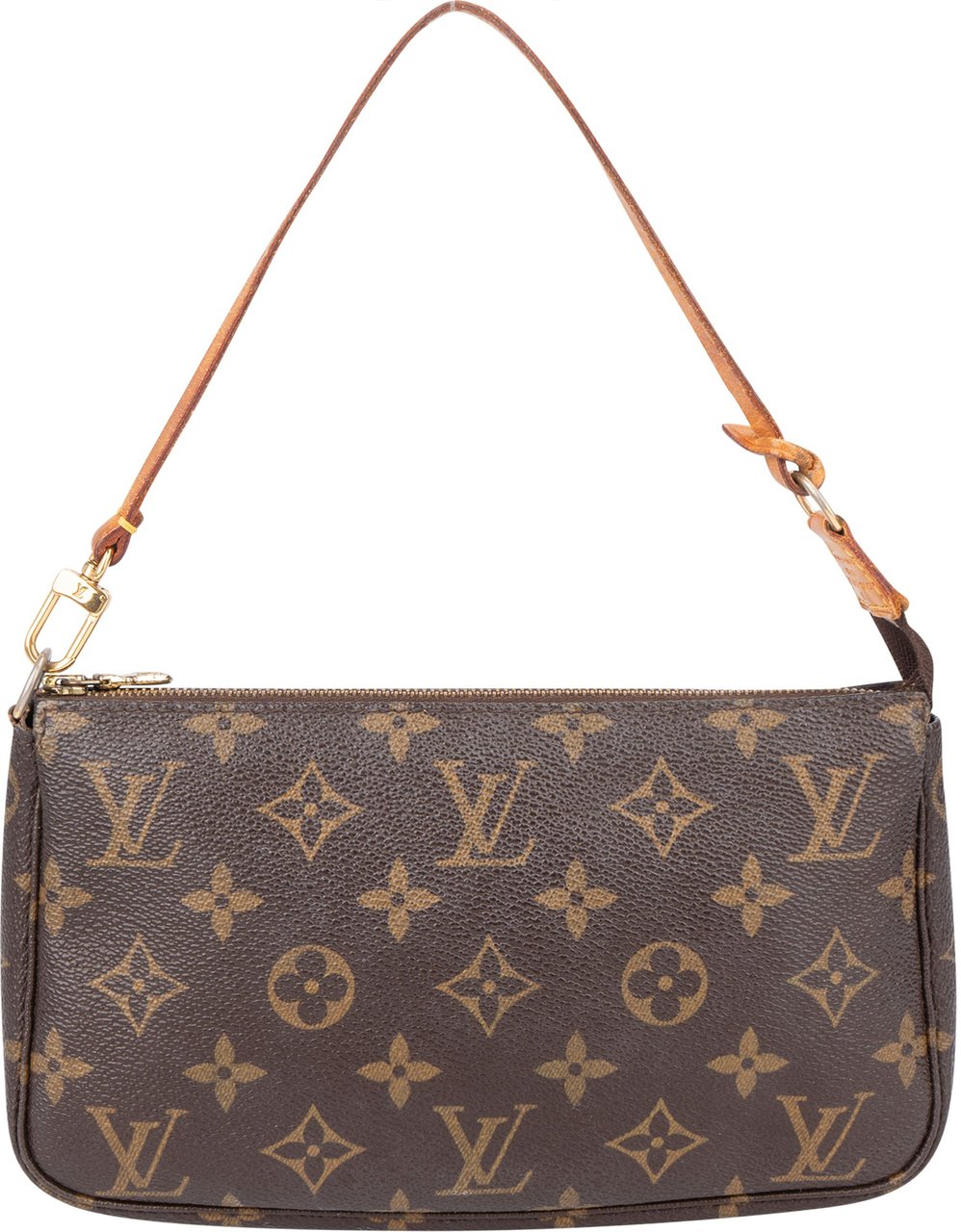 Louis Vuitton Louis Vuitton Canvas Monogram Pochette Accessoire Handbag Bruin