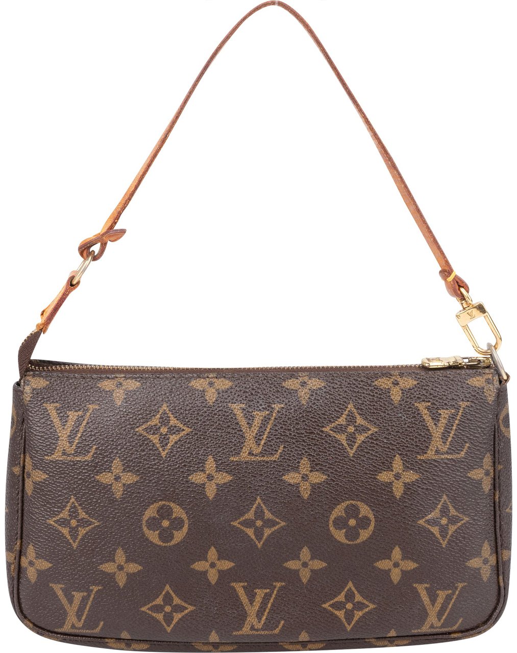 Louis Vuitton Louis Vuitton Canvas Monogram Pochette Accessoire Handbag Bruin