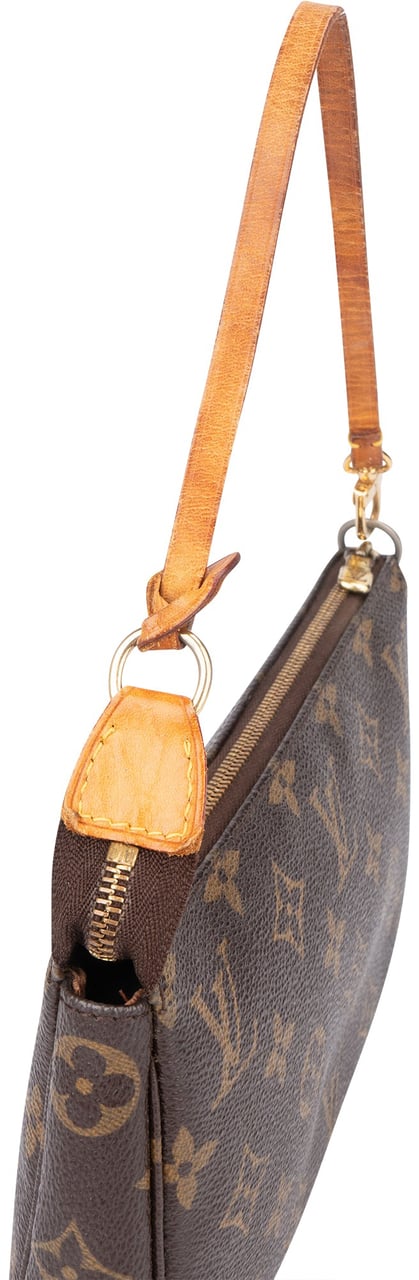 Louis Vuitton Louis Vuitton Canvas Monogram Pochette Accessoire Handbag Bruin