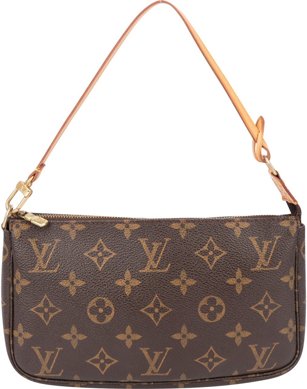 Louis Vuitton Louis Vuitton Canvas Monogram Pochette Accessoire Handbag Bruin