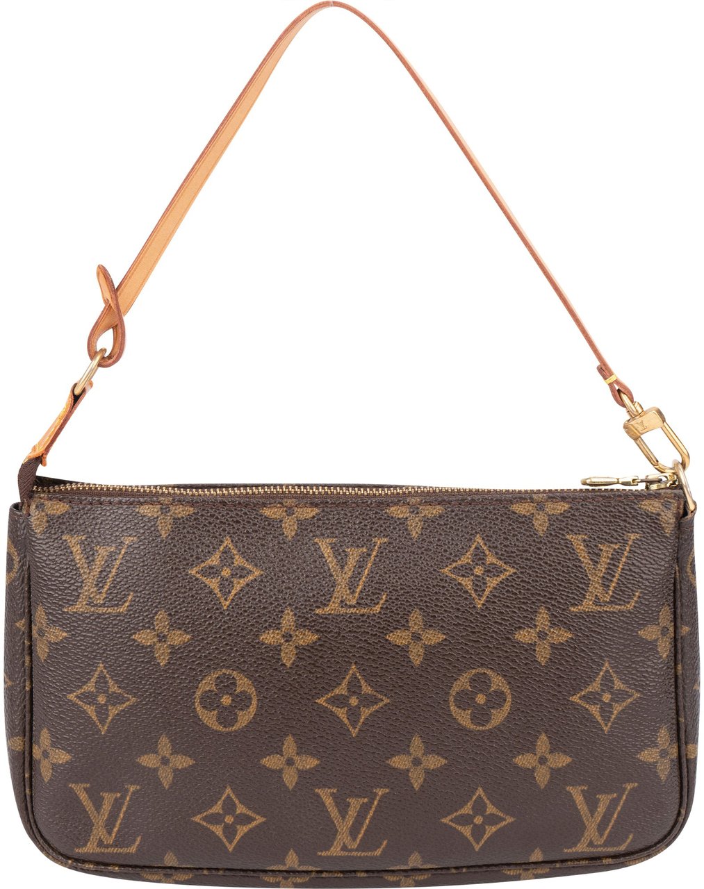 Louis Vuitton Louis Vuitton Canvas Monogram Pochette Accessoire Handbag Bruin