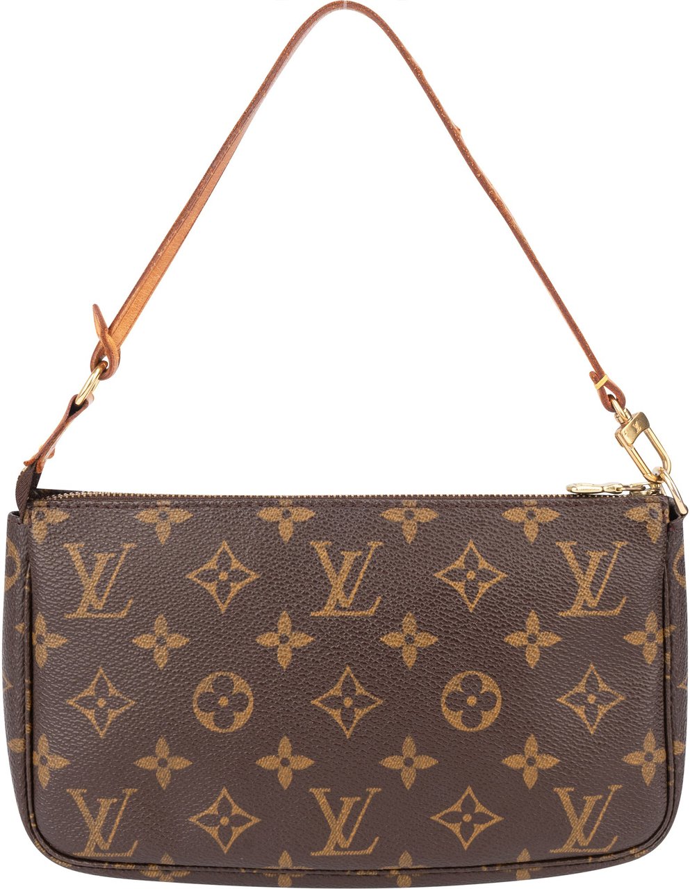 Louis Vuitton Louis Vuitton Canvas Monogram Pochette Accessoire Handbag Bruin