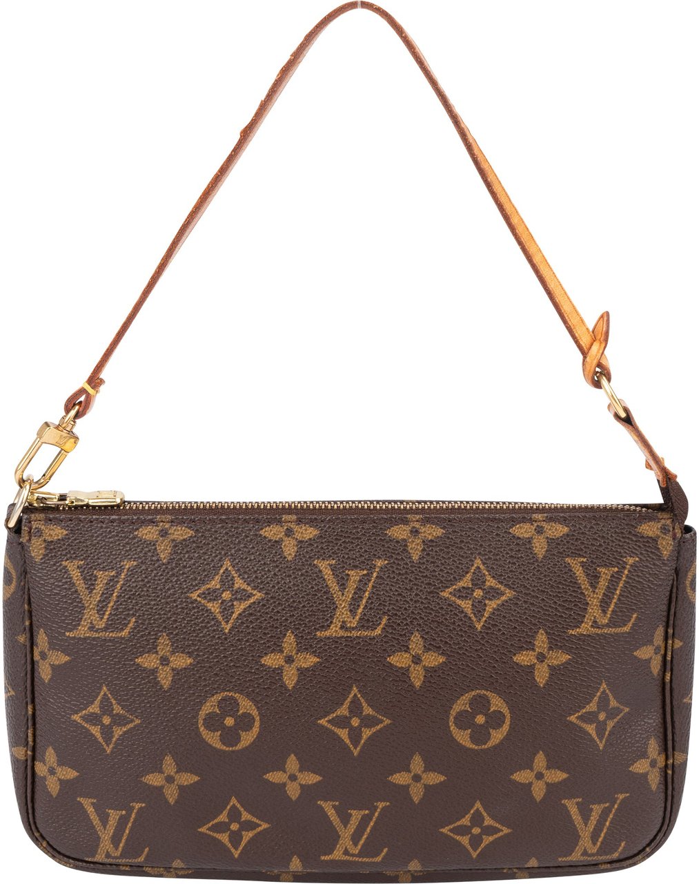 Louis Vuitton Louis Vuitton Canvas Monogram Pochette Accessoire Handbag Bruin