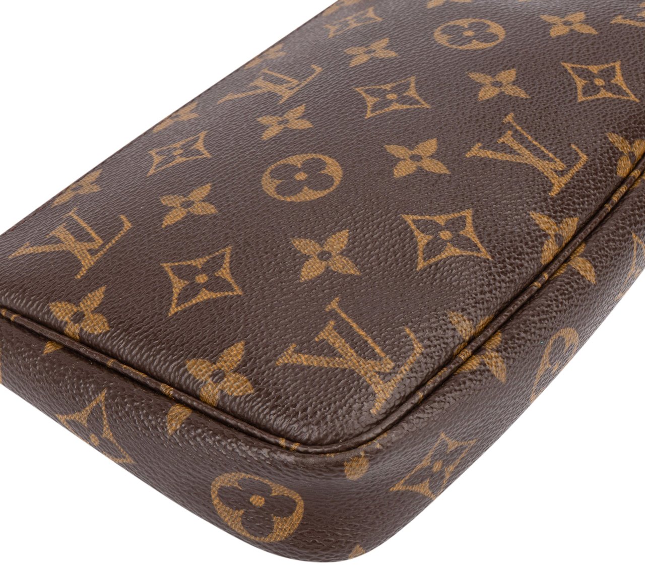 Louis Vuitton Louis Vuitton Canvas Monogram Pochette Accessoire Handbag Bruin