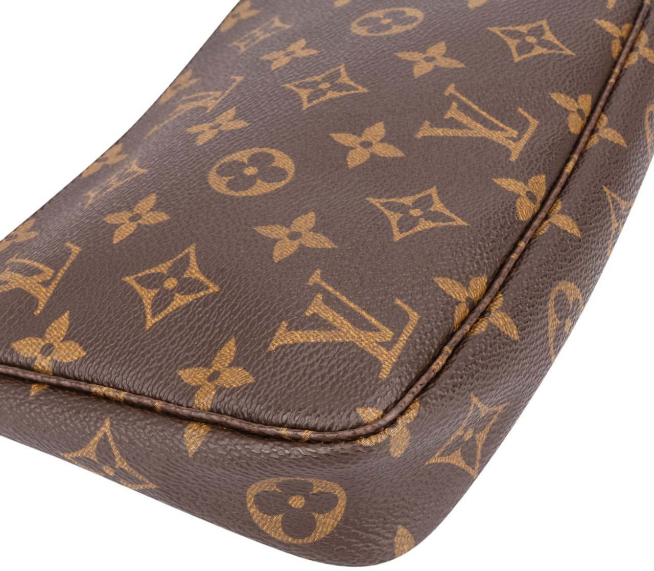 Louis Vuitton Louis Vuitton Canvas Monogram Pochette Accessoire Handbag Bruin