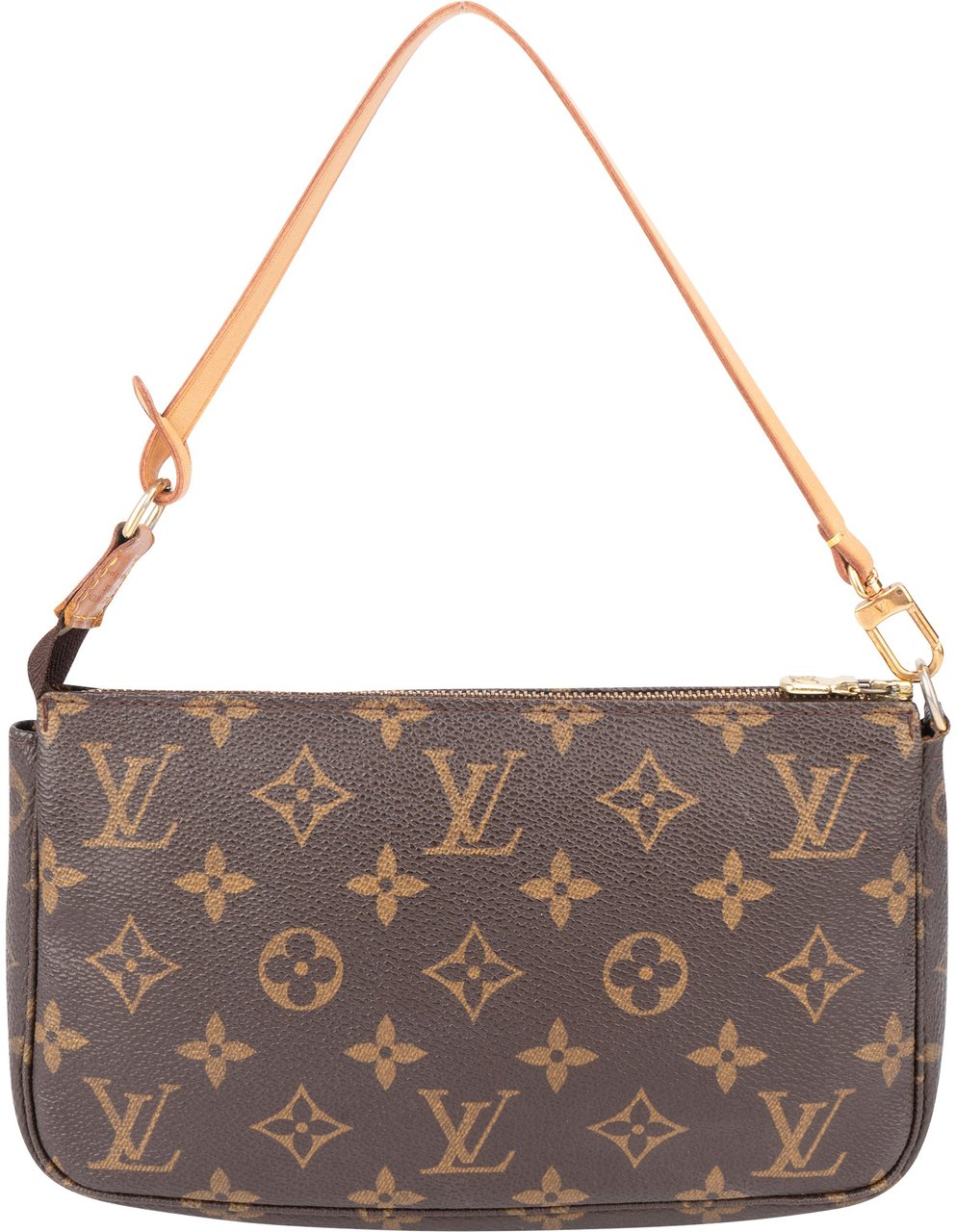Louis Vuitton Louis Vuitton Canvas Monogram Pochette Accessoire Handbag Bruin